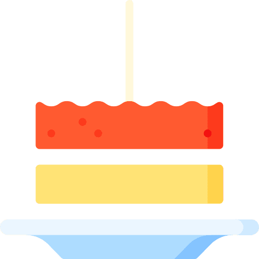 Sweet dessert slice bakery icon Sweet dessert slice bakery icon