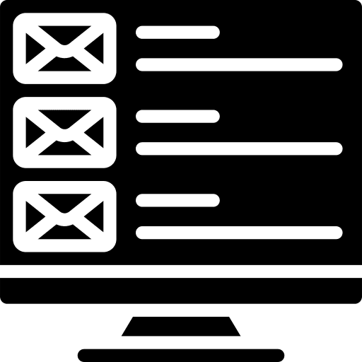 Email desktop email desktop computer icon