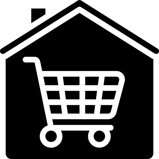 House commerce and shopping shopping home icon