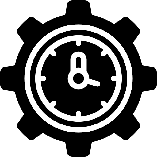 Gear gear watch time icon