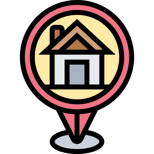 Home home map position position icon