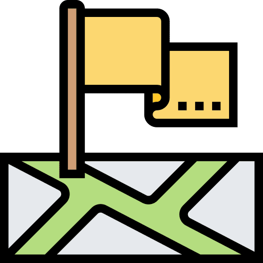 Flag destination mark flag icon Flag destination mark flag icon