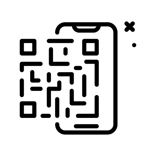 Qr qr technology smartphone icon Qr qr technology smartphone icon