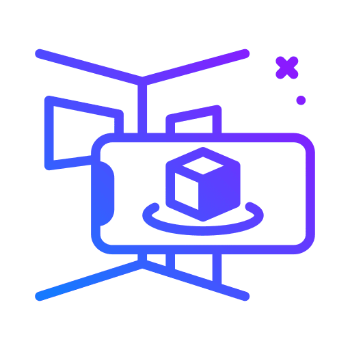 Design interior room simulation icon