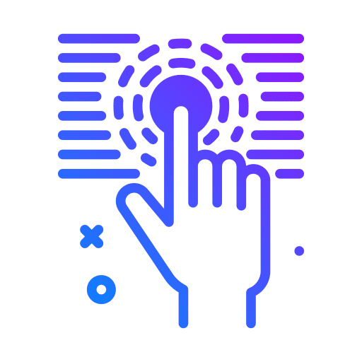 Finger touch press finger icon Finger touch press finger icon