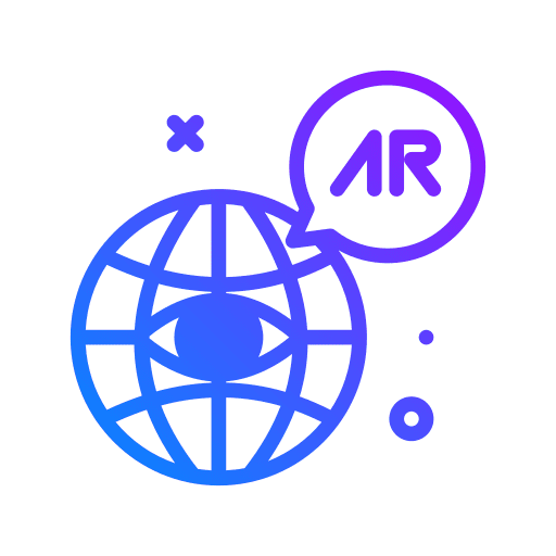 Globe computer ar globe icon Globe computer ar globe icon