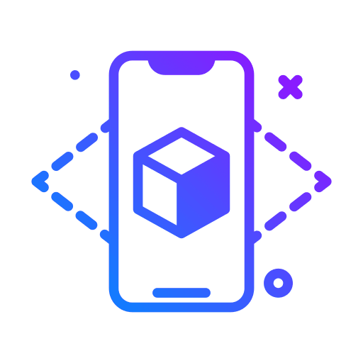Phone mobile phone cubes icon Phone mobile phone cubes icon
