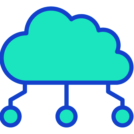 Cloud ui cloud computer icon