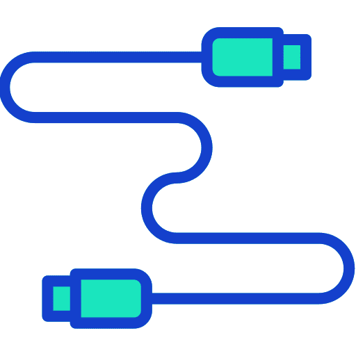 Usb cable usb connection storage port icon