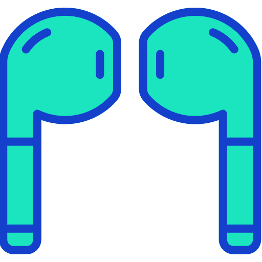 Earbuds electronics airpods headphone icon