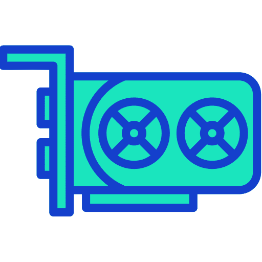 Graphic card graphic card vga card gpu icon