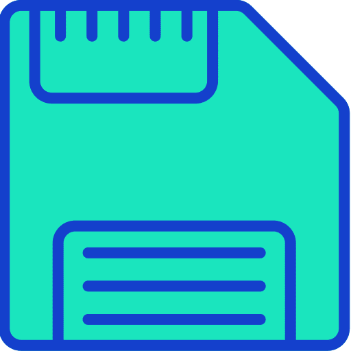 Memory card data storage data sd card icon