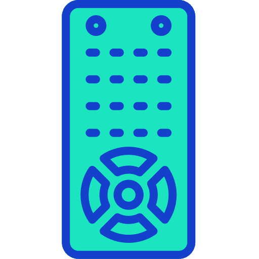 Remote control wireless connectivity wireless television icon
