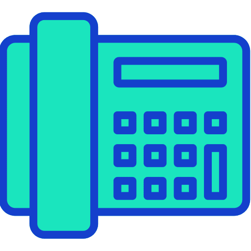 Telephone fax phone call electronics icon