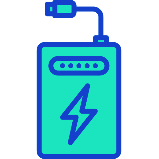 Power bank power supply electronics powerbank icon