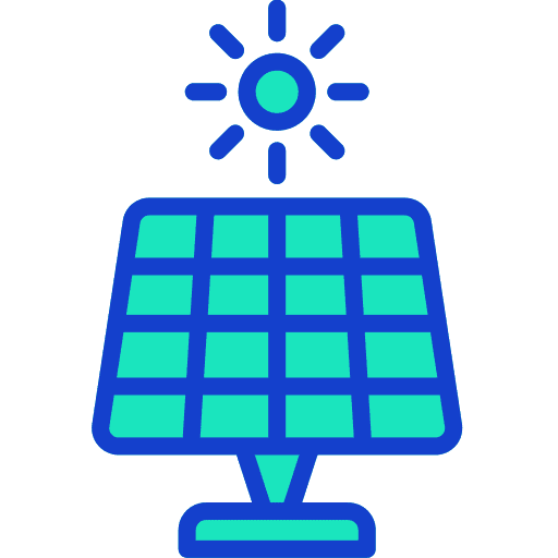 Solar system solar system solar panel solar cell icon