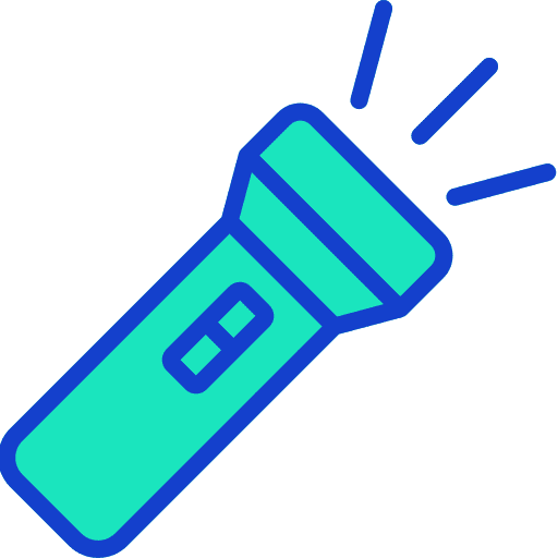 Flashlight electronics flashlight illumination icon