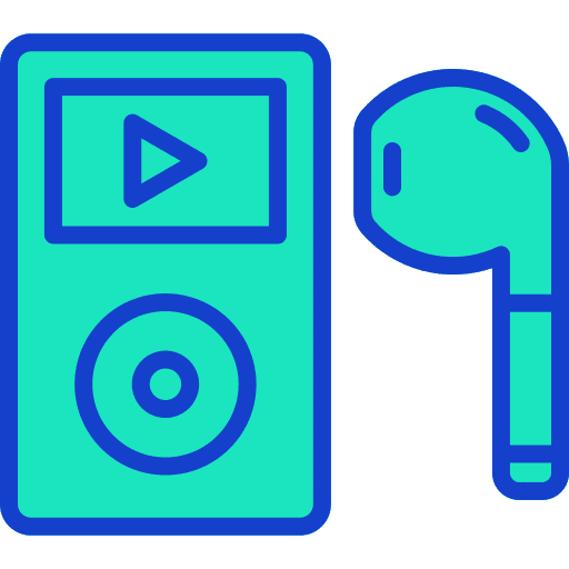 Music player technology music and multimedia multimedia icon