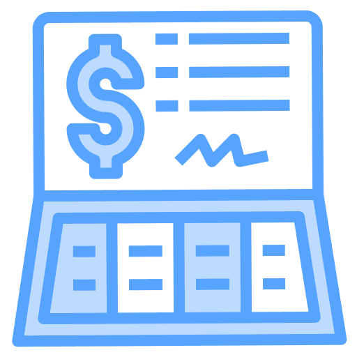 Account account book bank icon