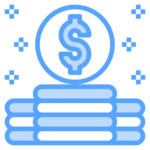 Coins coins business and finance cash icon Coins coins business and finance cash icon
