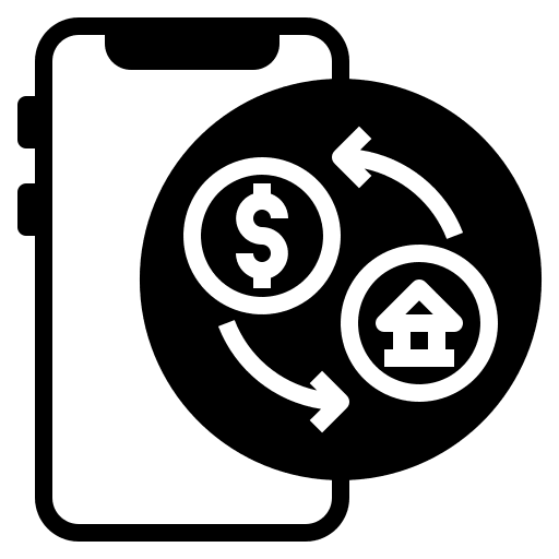 Financial mobile payment financial online payment icon Financial mobile payment financial online payment icon