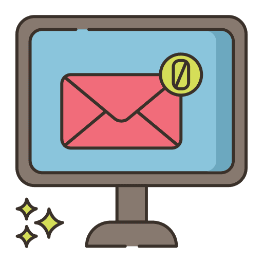 Emails envelope computer mailbox icon