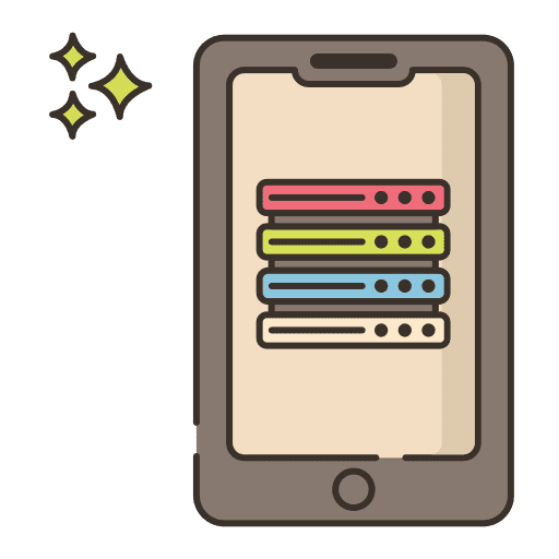 Databases data databases multimedia icon