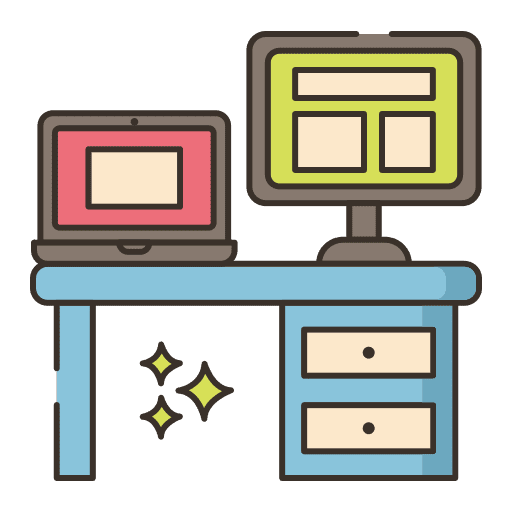 Monitors network monitors multiple icon