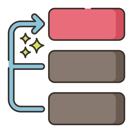 Prioritize structure priority business icon
