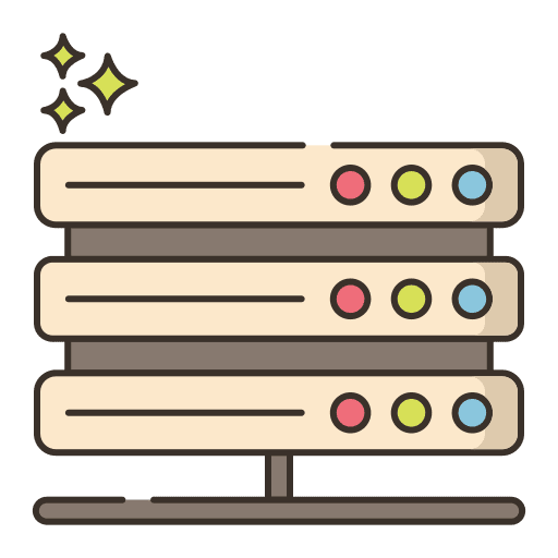 Server storage server storage screen multimedia icon