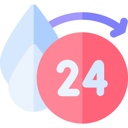 24h beauty 24h water icon