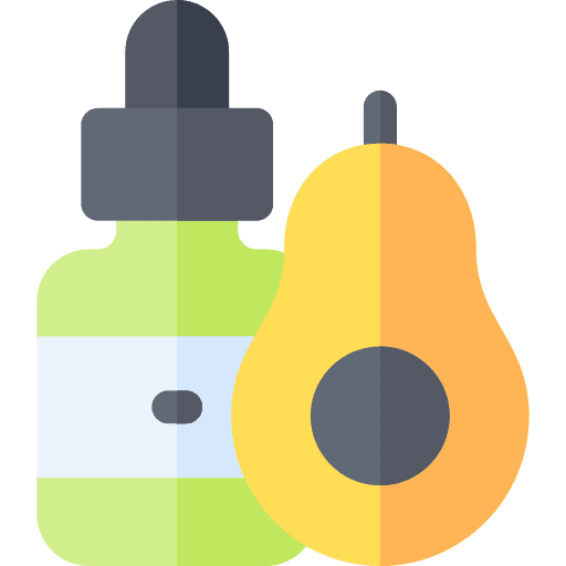 Oil avocado face essential oil icon