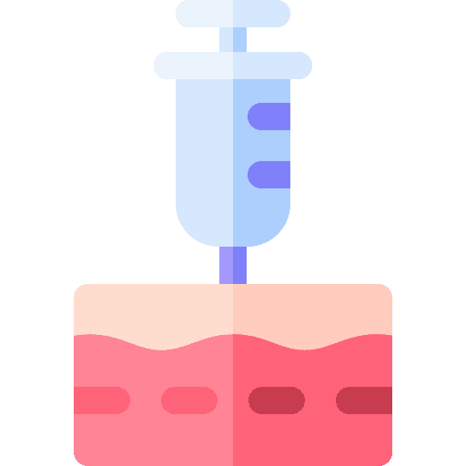 Injection healthcare and medical beauty vaccine icon Injection healthcare and medical beauty vaccine icon