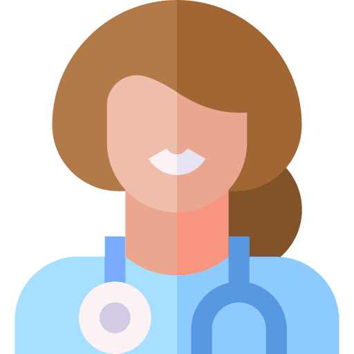 Woman health doctor professional icon