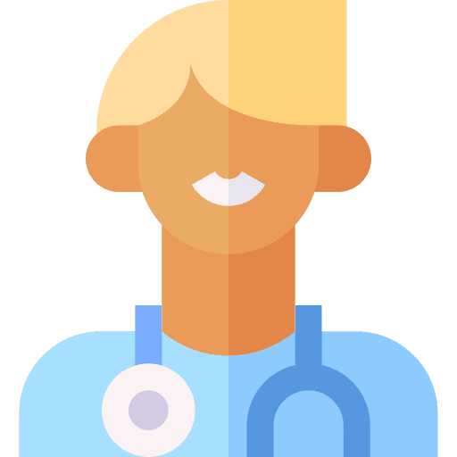 Man health avatar stethoscope icon Man health avatar stethoscope icon
