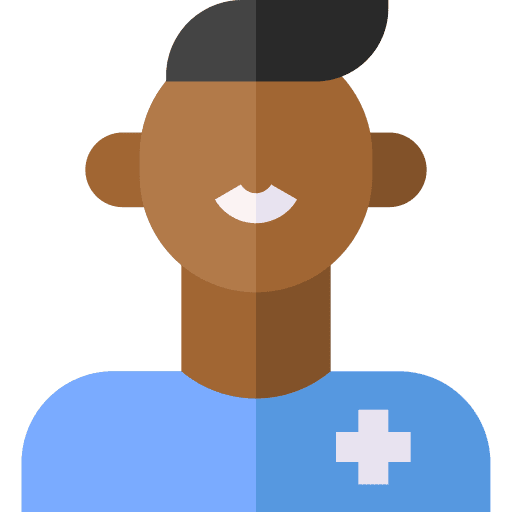 Man black hair medical assistance afro icon Man black hair medical assistance afro icon