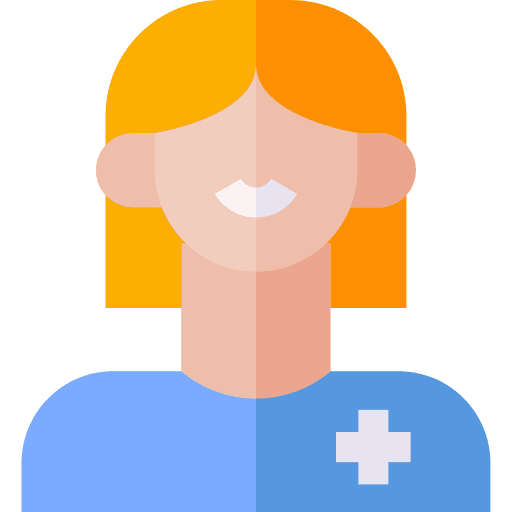 Woman short hair woman nurse icon Woman short hair woman nurse icon