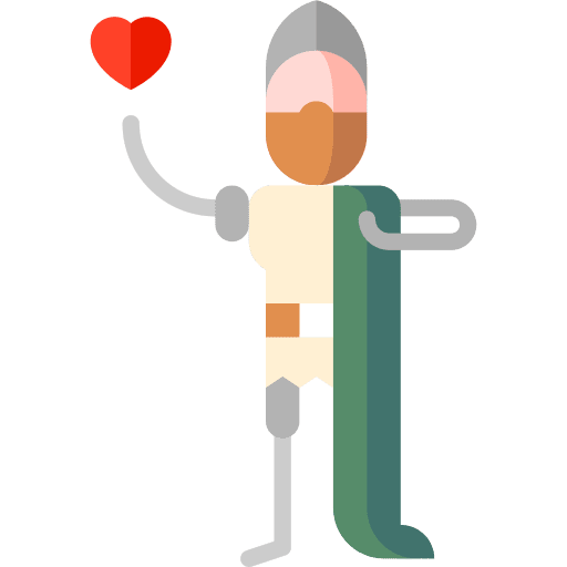Knight romance character people icon