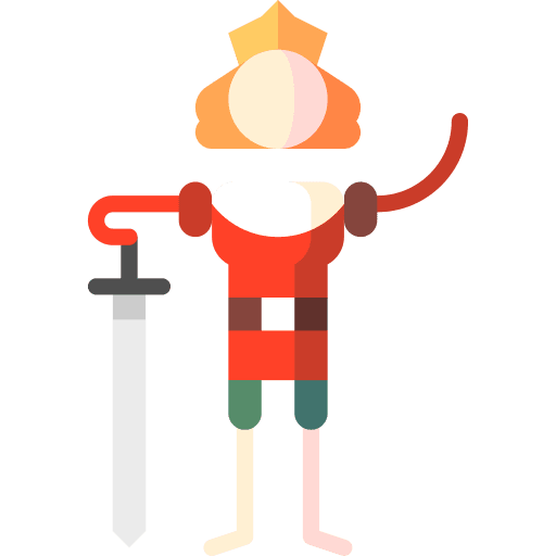 Prince sword crown character icon