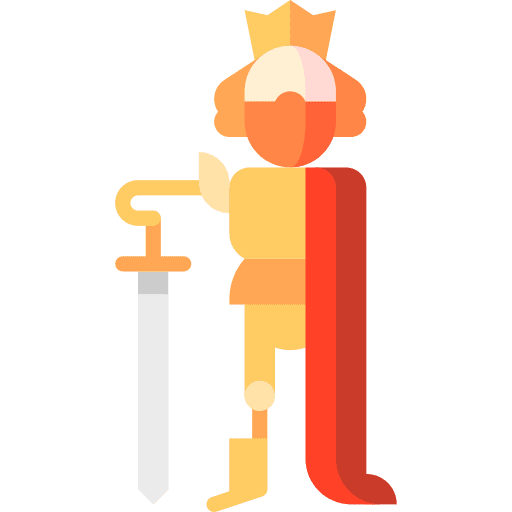 King crown man person icon King crown man person icon