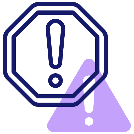 Danger triangle danger warning sign icon