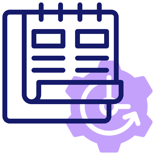 Calendar schedule administration time and date icon Calendar schedule administration time and date icon