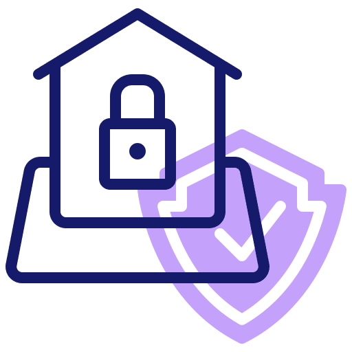 Home security home security insurance property icon Home security home security insurance property icon