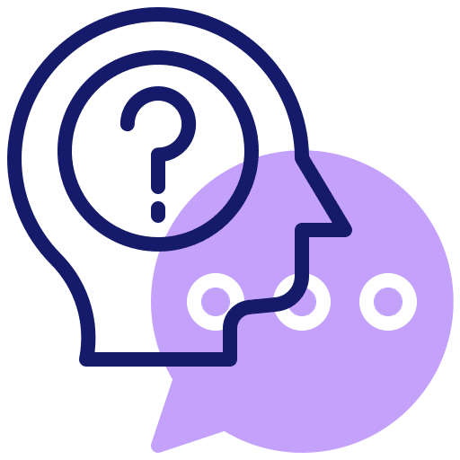 Brainstorm communications think business and finance icon