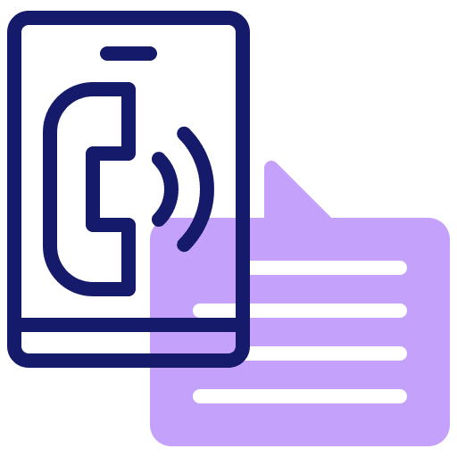 Conversation phone call telephone call center agent icon