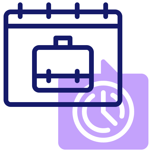 Schedule organization time and date schedule icon