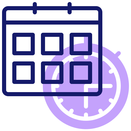 Schedule time and date schedule organization icon Schedule time and date schedule organization icon