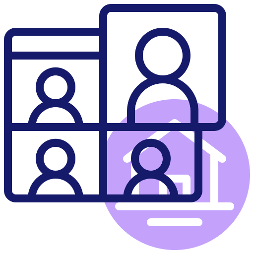 Online meeting communications videoconference online meeting icon Online meeting communications videoconference online meeting icon