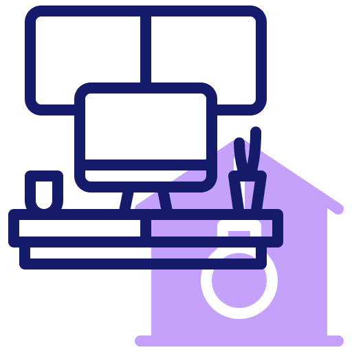 Workspace electronics workplace desk icon Workspace electronics workplace desk icon