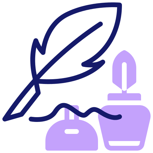 Feather pen quill write writing icon Feather pen quill write writing icon